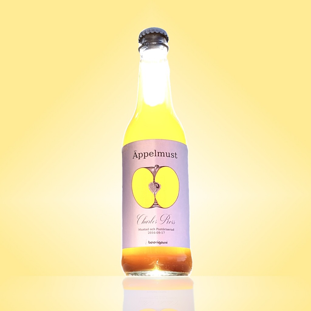 Beerigami apple juice